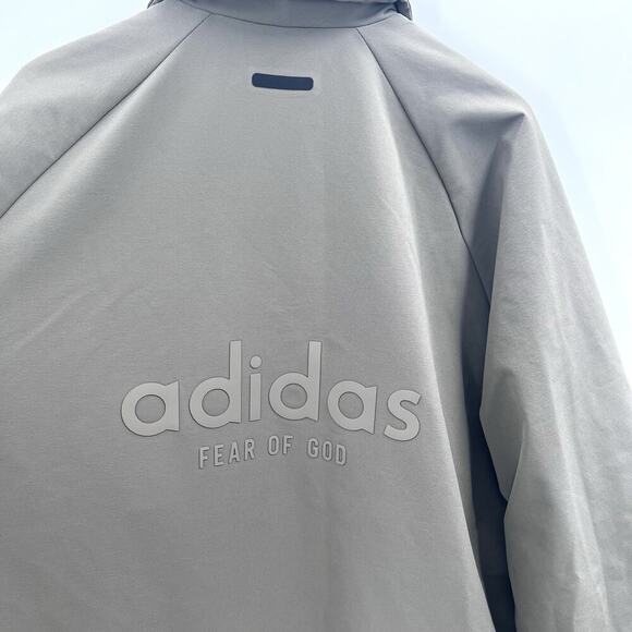 Fear of God X Adidas Athletics Car Coat Clay/Grey Mens Large - Picture 5 of 10